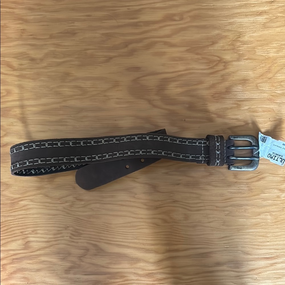 Gorgeous Leather Belt Chocolate Brown XS